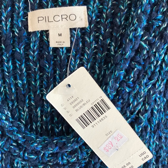 Pilcro Blue Knit Sweater Tank Top size M - Picture 5 of 5